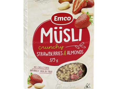 Emco Musli Crunchy with Strawberries & Almonds 375g Discount