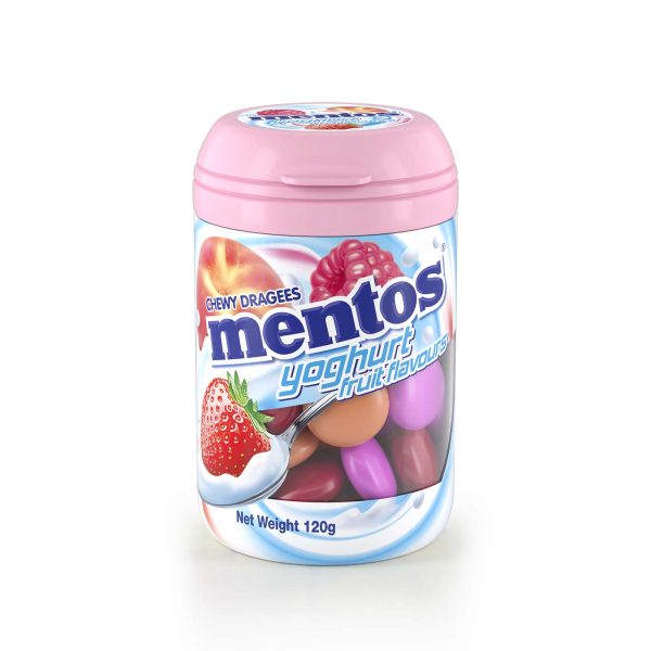 Mentos Yoghurt Flavour Chewy Candy 120g For Cheap