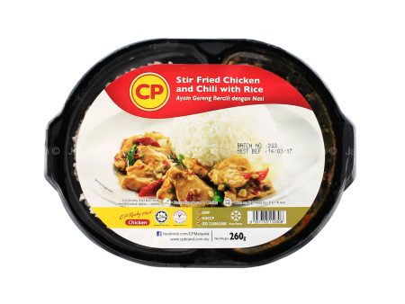 CP Ready-to-Eat Stir Fried Chicken and Chilli with Rice 260g on Sale