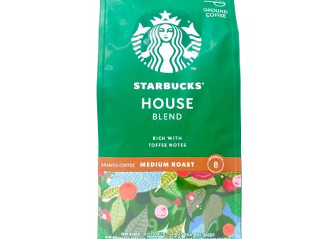 Starbucks House Blend Medium Roast Ground Coffee 200g Fashion