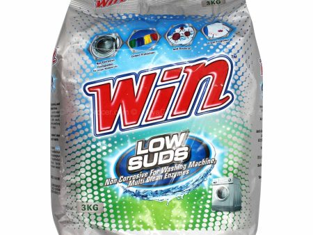 WIN LOW SUDS POWDER (REFILL) 3KG *1 Online now