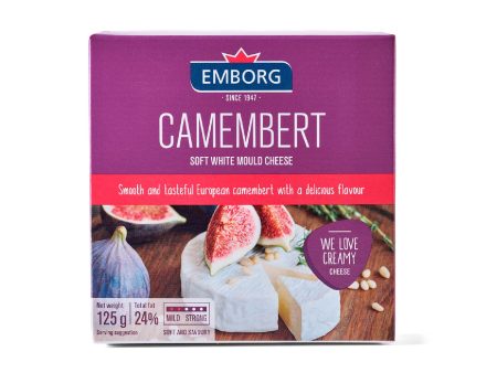 Emborg Camembert Soft White Mould Cheese 125g Discount