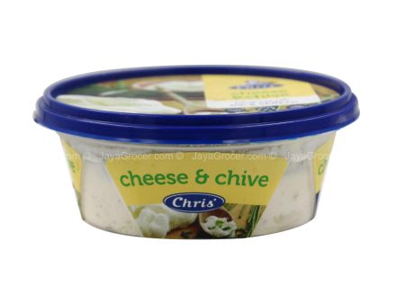 Chris’ Cheese & Chive Dip & Spread 200g Online Hot Sale