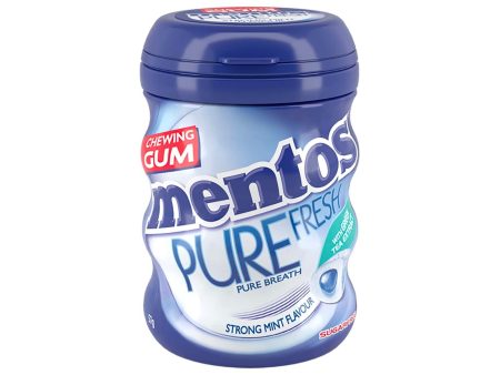 Mentos Pure Fresh Strong Mint Chewing Gum 57g Cheap