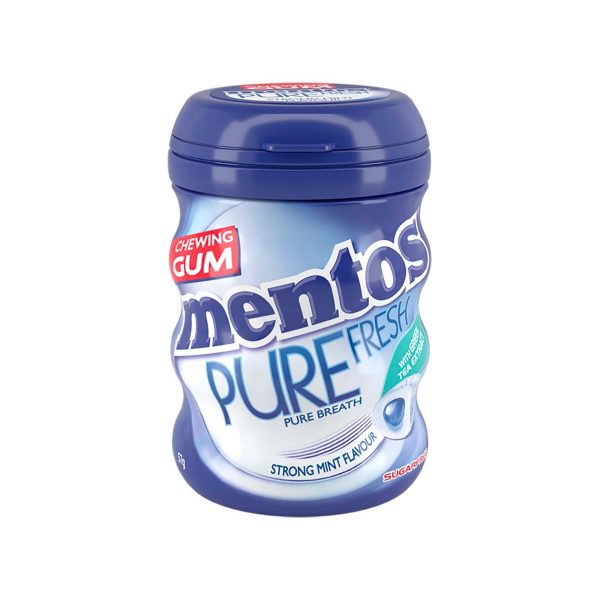 Mentos Pure Fresh Strong Mint Chewing Gum 57g Cheap