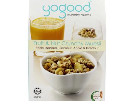 Pristine Yogood Crunchy Muesli Fruit & Nut 320g For Discount