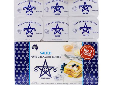 SCS Pure Creamery Salted Butter Portions 10g x 12 Cheap