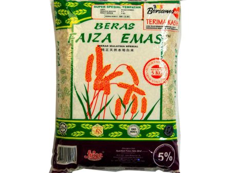 Faiza Beras Emas (White Rice) 5kg Online Hot Sale