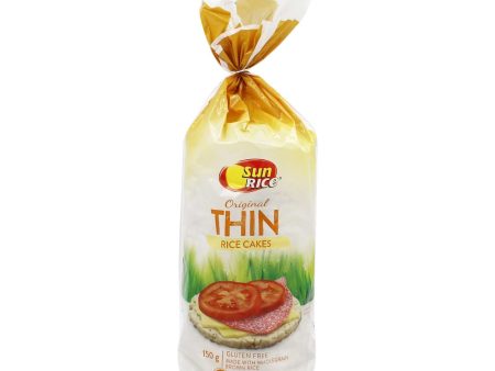 Sunrice Original Thin Rice Cakes 150g Hot on Sale