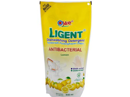 YURI LIGENT D WASH REFILL (LEMON)600ML * Discount