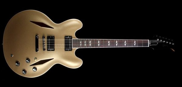 2014 Gibson Memphis ES-335 Dave Grohl Signature Metallic Gold Sale