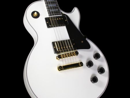 Gibson Custom Shop Les Paul Custom Electric Guitar Alpine White Cheap