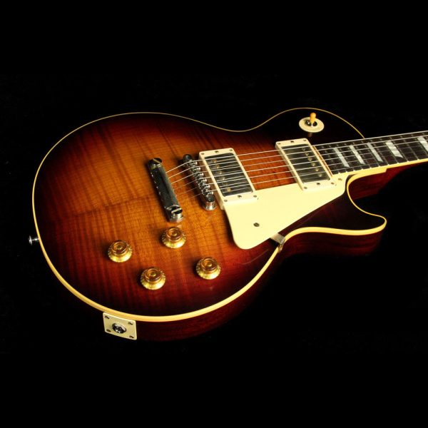 Gibson Custom Shop Music Zoo Exclusive Roasted Standard Historic 1958 Les Paul Electric Guitar Faded Tobacco Hot on Sale