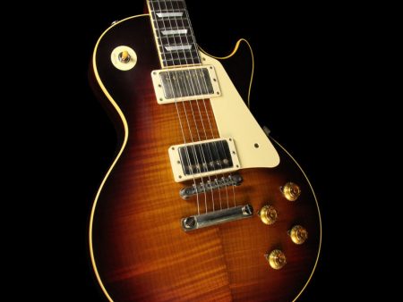 Gibson Custom Shop Music Zoo Exclusive Roasted Standard Historic 1958 Les Paul Electric Guitar Faded Tobacco Hot on Sale