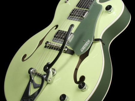 Used Gretsch G6118T Anniversary Electric Guitar Two-Tone Smoke Green - Shop Worn Cheap