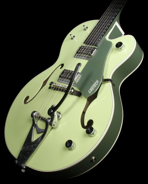 Used Gretsch G6118T Anniversary Electric Guitar Two-Tone Smoke Green - Shop Worn Cheap