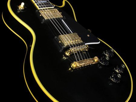 Used Gibson Custom Shop 1968 Les Paul Custom Reissue VOS Electric Guitar Ebony on Sale