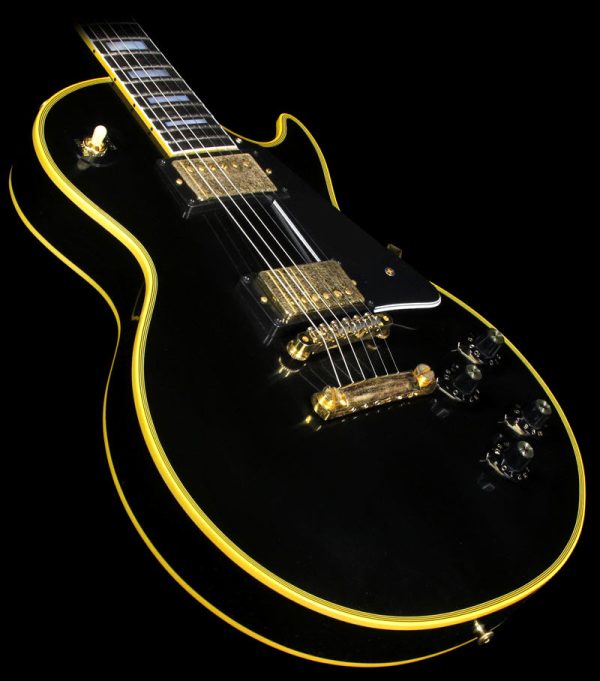 Used Gibson Custom Shop 1968 Les Paul Custom Reissue VOS Electric Guitar Ebony on Sale