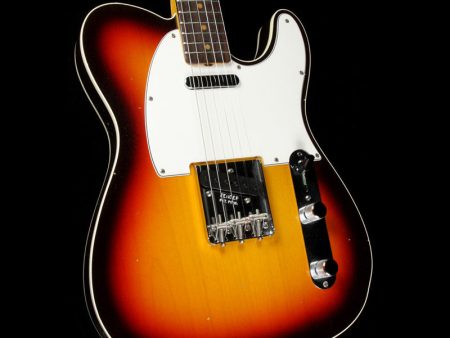 Fender Custom Shop  63 Custom Telecaster Relic Electric Guitar Chocolate 3-Tone Sunburst Hot on Sale