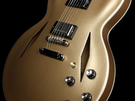 2014 Gibson Memphis ES-335 Dave Grohl Signature Metallic Gold Sale